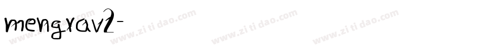 mengrav2字体转换