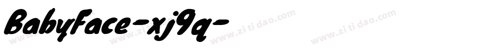 BabyFace-xj9q字体转换