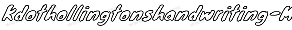 Kdothollingtonshandwriting-MrYw字体转换