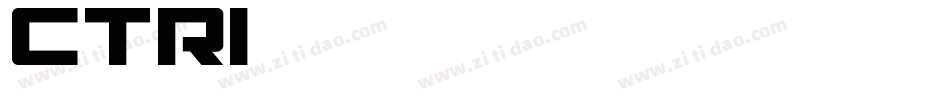 ctri字体转换