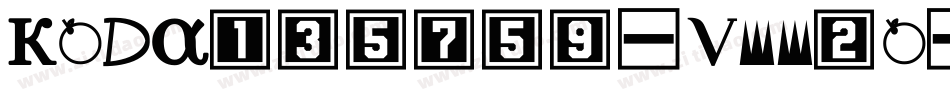 Koda135759-vmm2O字体转换