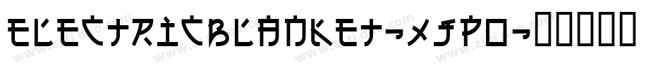 Electricblanket-xJp0字体转换