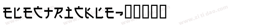 Electrickle字体转换