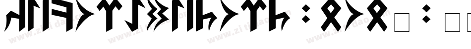 KishoreDistort-vOv9字体转换