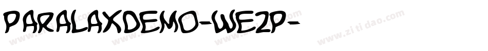 ParalaxDemo-we2P字体转换 ParalaxDemo-we2P字体转换