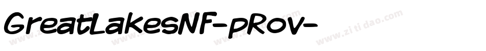 GreatLakesNf-pRov字体转换