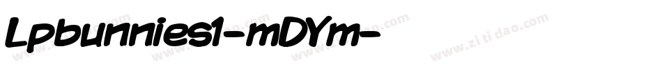 Lpbunnies1-mDYm字体转换