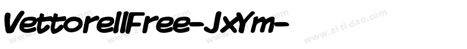 VettorellFree-JxYm字体转换