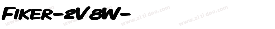 Fiker-2V8W字体转换