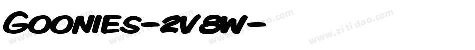 Goonies-2v8w字体转换