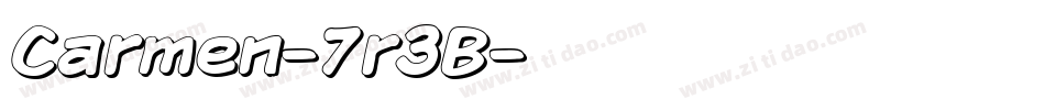 Carmen-7r3B字体转换