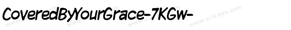 CoveredByYourGrace-7KGw字体转换