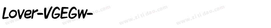 Lover-VGEGw字体转换