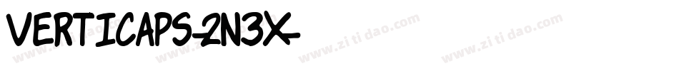 Verticaps-2n3X字体转换
