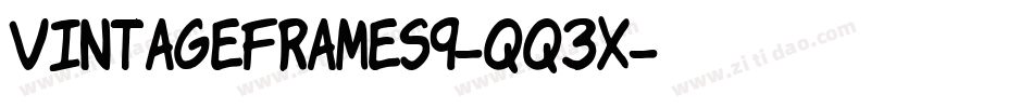 VintageFrames9-qq3x字体转换