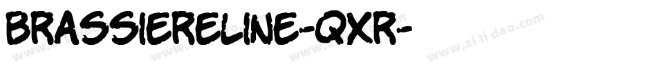 BrassiereLine-qXr字体转换