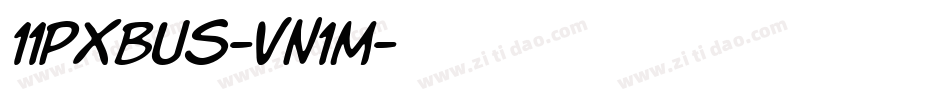 11Pxbus-vn1M字体转换