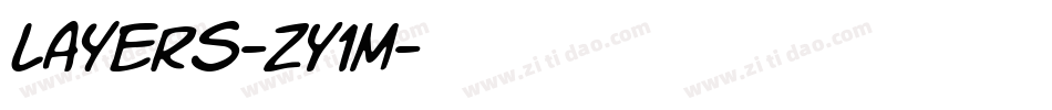 Layers-ZY1m字体转换