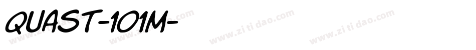 Quast-1o1M字体转换