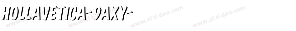 Hollavetica-9AXy字体转换