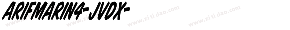 ArifMarin4-JVdx字体转换