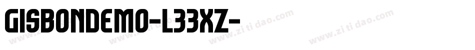 GisbonDemo-L33xZ字体转换