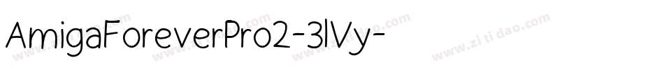 AmigaForeverPro2-3lVy字体转换