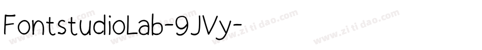 FontstudioLab-9JVy字体转换