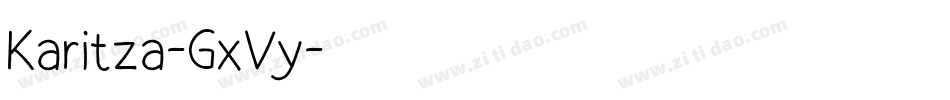 Karitza-GxVy字体转换
