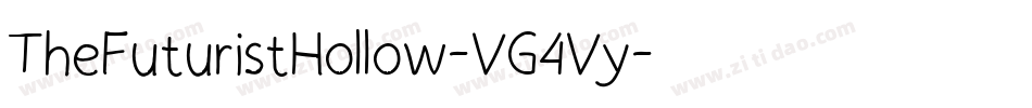 TheFuturistHollow-VG4Vy字体转换