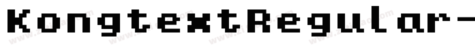 KongtextRegular-q36q字体转换