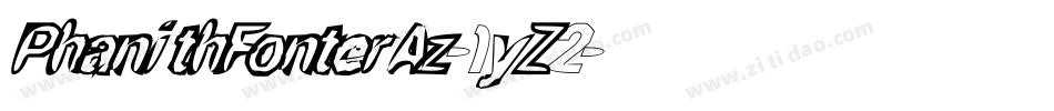 PhanithFonterAz-1yZ2字体转换