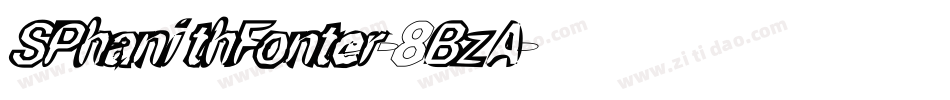 SPhanithFonter-8BzA字体转换