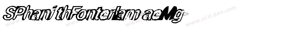 SPhanithFonterLam-aeMg字体转换