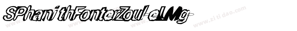 SPhanithFonterZoul-eLMg字体转换