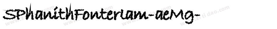SPhanithFonterLam-aeMg字体转换