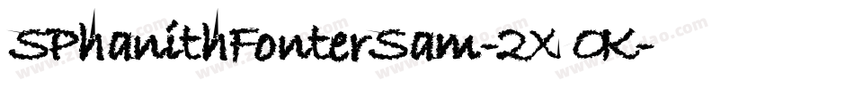 SPhanithFonterSam-2XOK字体转换