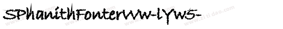 SPhanithFonterWw-lYw5字体转换