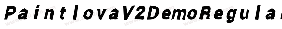 PaintlovaV2DemoRegular-BWaMl字体转换
