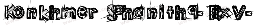 KonkhmerSPhanith9-RlxV字体转换