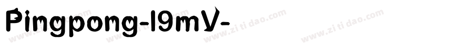 Pingpong-l9mV字体转换