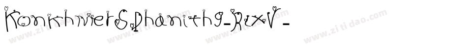 KonkhmerSPhanith9-RlxV字体转换