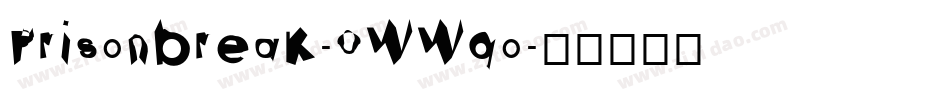 Prisonbreak-0WWqo字体转换