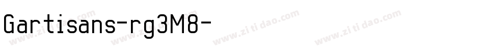Gartisans-rg3M8字体转换 Gartisans-rg3M8字体转换