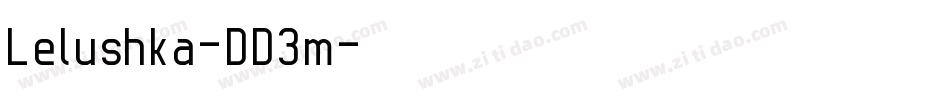 Lelushka-DD3m字体转换
