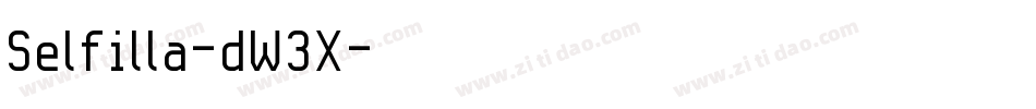 Selfilla-dW3X字体转换