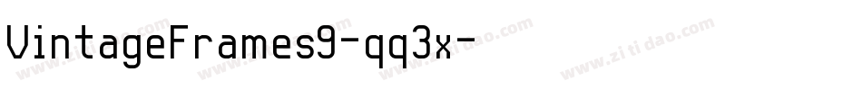VintageFrames9-qq3x字体转换