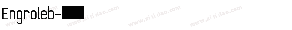 Engroleb字体转换