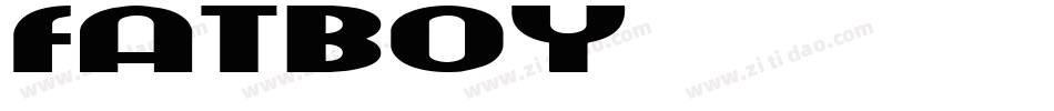 fatboy字体转换