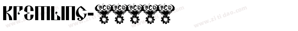 KremlinC字体转换